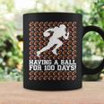 100 Days Of School Football Having A Ball 100 Days Smarter Coffee Mug Gifts ideas