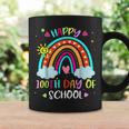 100Th Day Of School Rainbow Happy 100 Days Smarter Teacher Coffee Mug Gifts ideas