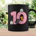 10Th Birthday Cats On Number 10 Kawaii Bday Kitten Girls Kid Coffee Mug Gifts ideas