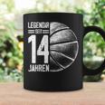 14Th Birthday Retro Basketball Player 14 Years Boy Boys Tassen Geschenkideen