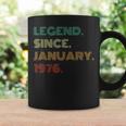 49 Years Old Legend Since January 1976 49Th Birthday Coffee Mug Gifts ideas