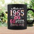60 Year Old Made In 1965 Floral Flower 60Th Birthday Womens Coffee Mug Gifts ideas