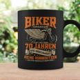 70Th Birthday Man Motorcycle Biker 70 Years Biker Tassen Geschenkideen