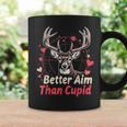 I Aim Better Than Cupid Valentines Deer Hunting For Boys Kid Coffee Mug Gifts ideas