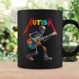 Autism Skeleton Guitar Rock Puzzle Music Autism Awareness Coffee Mug Gifts ideas