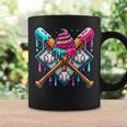 Baseball Drip For Boys Ice Cream Drip Youth Boys Baseball Graphic Print Coffee Mug Gifts ideas