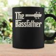The Bassfather Distressed Bass Player Dad Fathers Day Coffee Mug Gifts ideas