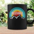 Believable Vintage Retro Sunset Graphic Print Coffee Mug Gifts ideas