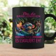 Bin Da Kann Losgehen Und Ja Es Eskaliert Eh Kostüm Affe Fun Tassen Geschenkideen