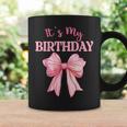 Birthday Girl Coquette Birthday Girl Pink Coquette Bow Coffee Mug Gifts ideas