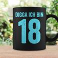 Blue Digga Ich Bin 18 Jahre Junge 18Th Birthday Tassen Geschenkideen