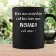 Boire Avec Modération C'est Bien Avec Richard C'est Mieux Tasse Idées cadeaux