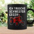 With Brother Siblings Family Tractor Stolzer Bruder Tassen Geschenkideen