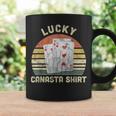 Canasta Lucky Player Canasta Card Game Lover Vintage Coffee Mug Gifts ideas