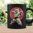 Cat Karate Judo Japan Japanese Flag Graphic Coffee Mug Gifts ideas