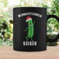 Christmas Cucumber Found Christmas Tradition Tassen Geschenkideen