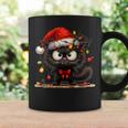 Christmas Grumpy Angry Cat Naughty Fairy Lights Tassen Geschenkideen