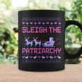 Christmas Sleigh The Patriarchy Feminist Feminism Deer Xmas Tassen Geschenkideen