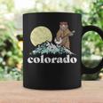 Colorado Banjo Bear Retro Style Mountains Sketch Graphic Print Coffee Mug Gifts ideas