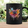 Colourful Dragonfly With Spray Effect Tassen Geschenkideen