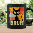 Cool Cat Bruh Slang Cat Meme Culture Cat Sarcastic Graphic Print Coffee Mug Gifts ideas