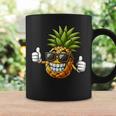 Cool Pineapple Wearing Sunglasses Fun Fruit Tassen Geschenkideen