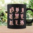 Cowgirl Boots Coquette Aesthetic And Pink Bows Coffee Mug Gifts ideas