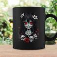 Creepy Kawaii Goth Girl Horror Anime Aesthetic Coffee Mug Gifts ideas
