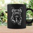 Cute French Bulldog In Run As Cool Portrait Tassen Geschenkideen