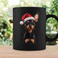 Cute Miniature Pinscher Dog Christmas Merry Xmas Graphic Tassen Geschenkideen