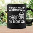 Cute Raccoon Small Bears Raccoon Saying Tassen Geschenkideen