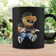 Cute Teddy Bear Playing Electric Guitar Tassen Geschenkideen