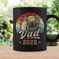Dad 2025 Primer Día Del Padre Papá Joven Padre Taza de café Ideas de regalos