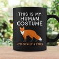 Das Ist Mein Menschen I'm Really A Fox Tassen Geschenkideen