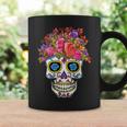 Dia De Los Muertos Floral Mexicain Fête Fleur Jour Des Morts Tasse Idées cadeaux