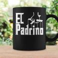 Divertido El Padrino Para Padrino Español Taza de café Ideas de regalos