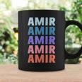 Divertido Regalo Nombre Amir Personalizado Primer Nombre Taza de café Ideas de regalos