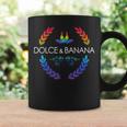 Dolce And Lgbtq Banane Pride Grafik Niedlich Regenbogen Tassen Geschenkideen