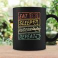 Eat Sleep Rowing Repeat Rowing Tassen Geschenkideen