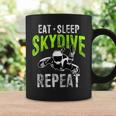 Eat Sleep Skydive Repeat Taza de café Ideas de regalos