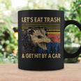 Lets Eat Trash And Get Hit By A Car -Intage Opossum Tassen Geschenkideen