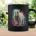 Eisbär Women's Colourful Watercolour Polar Bear Tassen Geschenkideen