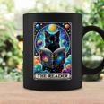 El Lector Tarot Card Cat Libros Amantes Taza de café Ideas de regalos