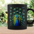 Elegant Peacock Eye Bird Watcher Blue Peacock Tassen Geschenkideen