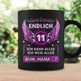 Endlich 11 Ähm Mama 11St Birthday Boy Girl Child S Tassen Geschenkideen