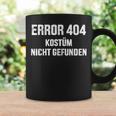 Error 404 Costume Not Found Nerd Gamer Carnival Fancy Dress Tassen Geschenkideen