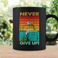 Never Ever Give Up Motivational Tassen Geschenkideen