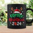 Family Christmas 2024 Santa Reindeer Matching Family Group Tassen Geschenkideen