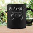 Father Son Partner Look Gamer Player 1 Tassen Geschenkideen