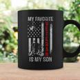 My Favorite Veteran Is My Son Us Flag Retro Veteran Day Coffee Mug Gifts ideas
